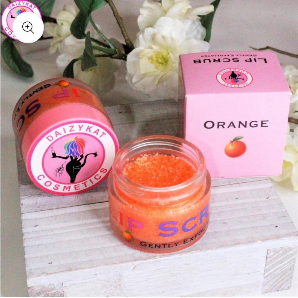 Orange Lip Scrub – Hydrating, Exfoliating, Sweet Citrus Scent – New